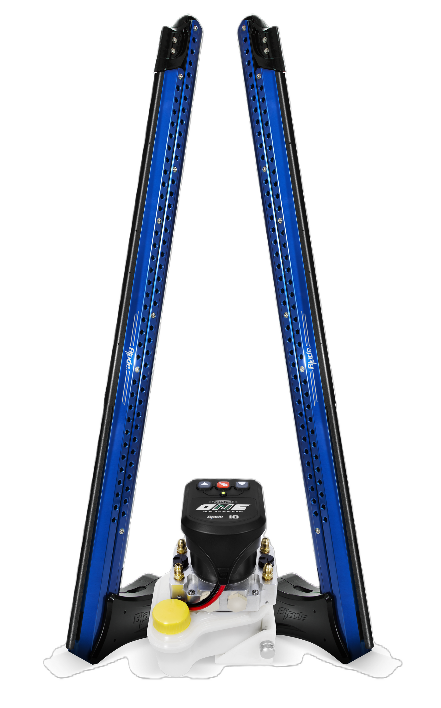 Power-Pole ONE PUMP Bls 10ft Dual Pole - Blue, PP-2-BLS-10-BL