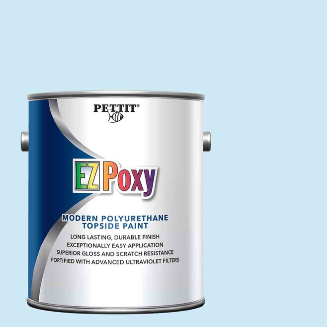 Pettit EZPoxy Topside Paint, 3213 Blue Ice Qt