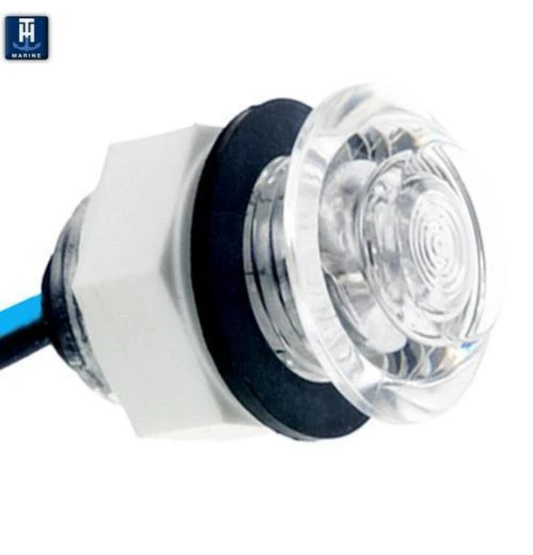 TH Marine LED Mini Button Livewell Light, LWLM-1P-LED-DP