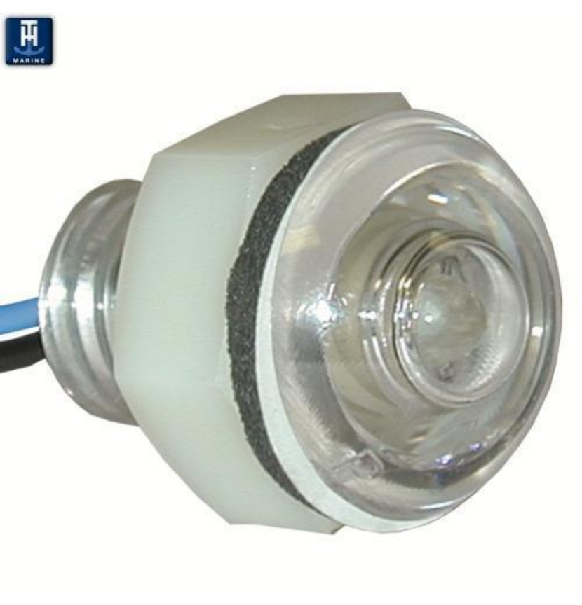TH Marine LED Mini Button Livewell Light, LWLM-1P-LED-DP