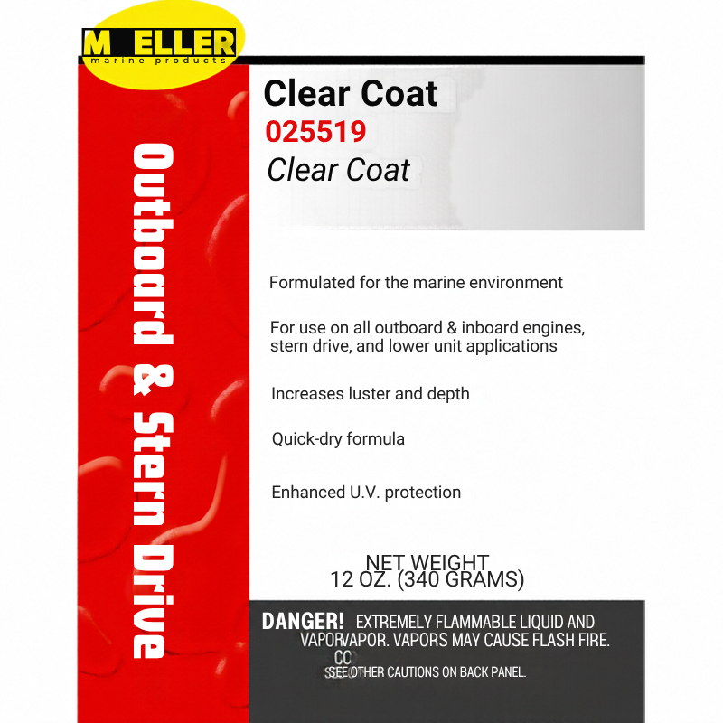 Moeller Marine, Clear Coat Aerosol, 025519
