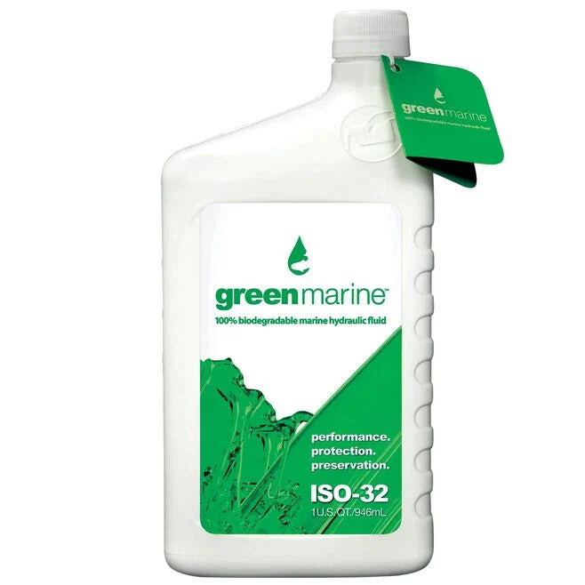 Power-Pole Green Marine Hydraulic Fluid, QT