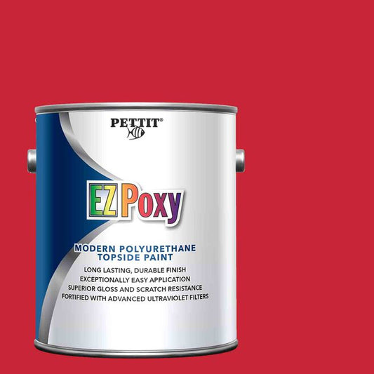 Pettit EZPoxy Topside Paint, 3624 Fire Red Qt