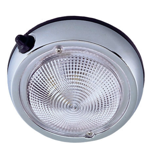 Perko 5" Surface Mount Dome Light, 0300DP2CHR