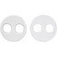 Sea-Dog 4" Gauge Power Socket Adapter Mounting Plate - White [426104-1]