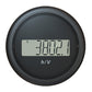 Veratron 52MM (2-1/16") ViewLine Hour Counter-Voltmeter - Black [B00005302]