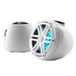 JL Audio M3 VeX Series 6.5" Enclosed Coaxial Speakers w/RGB LED Lighting  White Sports Grilles - M3-650VEX-Gw-S-Gw-i [010-03258-00]