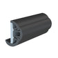 TACO SuproFlex Rub Rail Kit w/Flex Vinyl Overlay Insert - 2"H x 1-1/4"W x 80'L - Black w/Black Insert [V11-9993BBK80-2]
