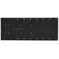 Sea Brackets 20" Straight Trolling Motor Plate - Black [SEA2325-BLK]