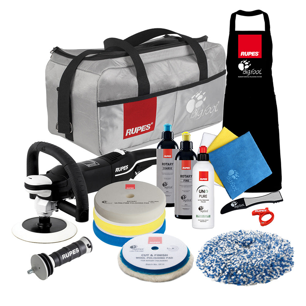 RUPES Rotary Polisher Bigfoot LH19E Complete Kit [LH19E/US/CMP]