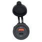 Bluewater Round Dual USB/USB-C Charger [3000-4001A]