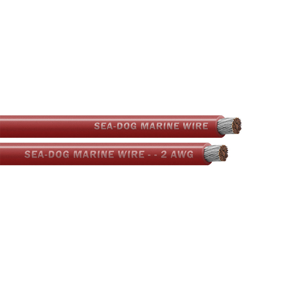 Sea-Dog 2 AWG Red Battery Cable - 250' [8002024]