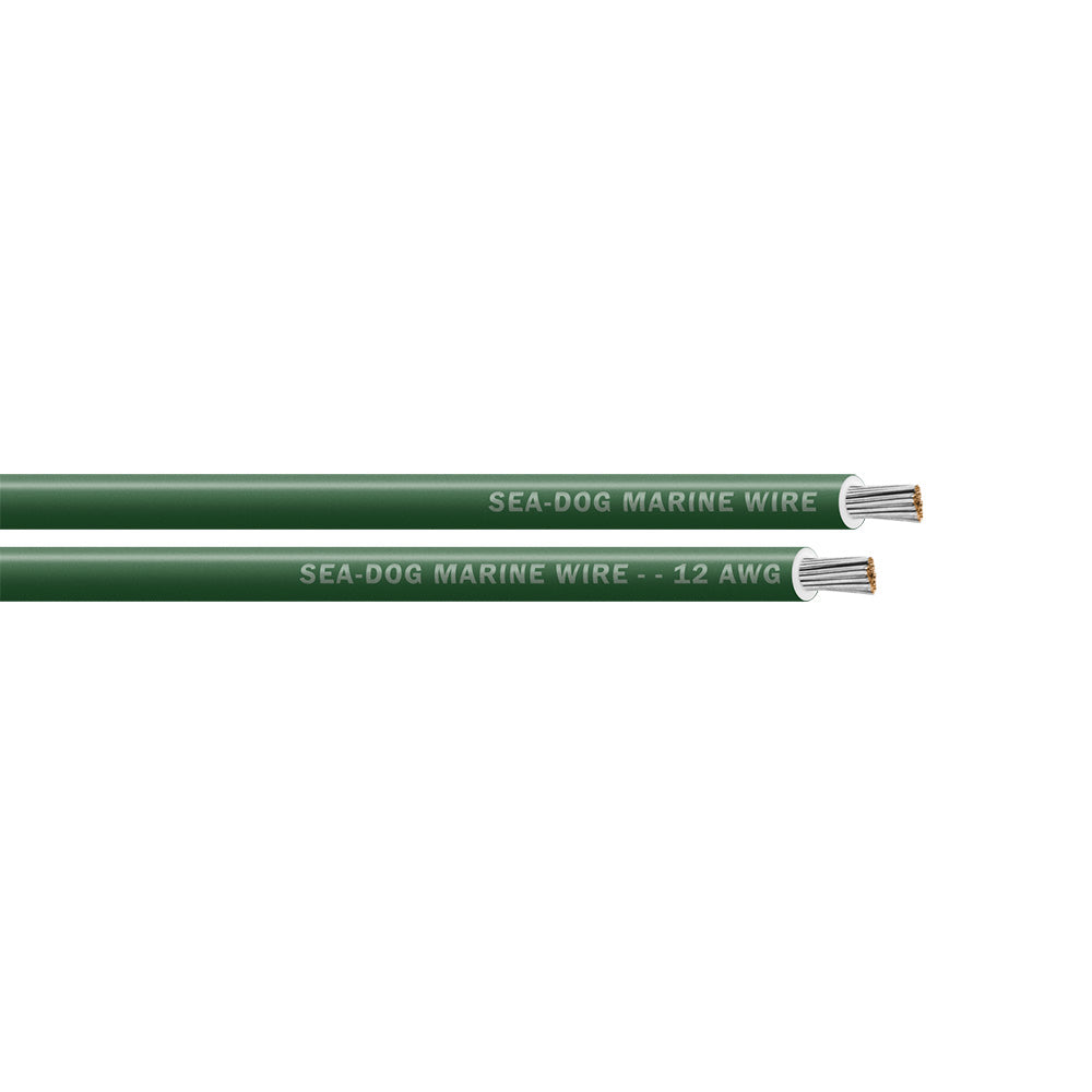 Sea-Dog 12 AWG Green Primary Wire - 25' [8012040]