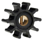 Jabsco Impeller Kit - Neoprene - 10 Blade - 2" Diameter x 7/8" Wide - Slotted Shaft Pin Drive - Brass Insert - 15/32" Shaft Diameter [18653-0001-P]