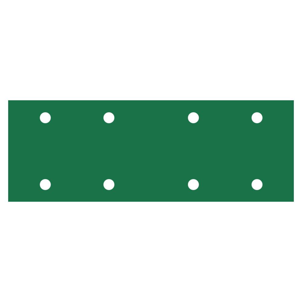 RUPES PROCUT Film Abrasive Sheets 70mm x 200mm (2.75" x 7.8") - 8 Hole - P320 Grit *Box of 100pcs [9.45FF320]