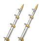 TACO 15' Telescopic Outrigger Poles 1-1/8" - Silver/Gold [OT-0441VEL15]