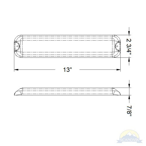 Scandvik LED Engine Room Light 12/24v