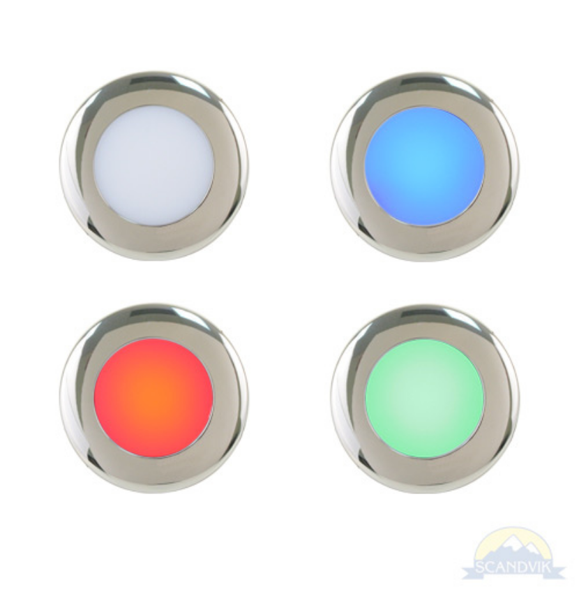 Scandvik LED 4 Color Down Light, 41416P