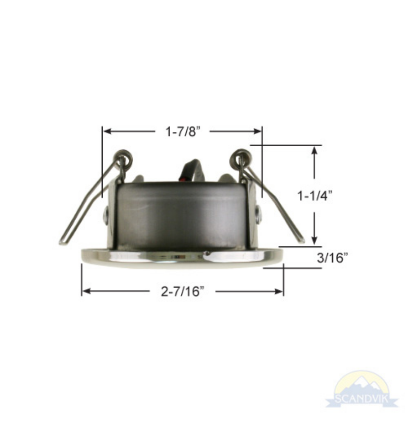 Scandvik LED 4 Color Down Light, 41416P