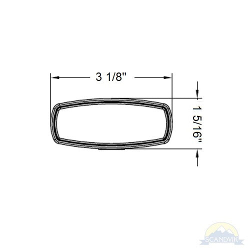 Scandvik Compact LED Spreader Light White 12/24