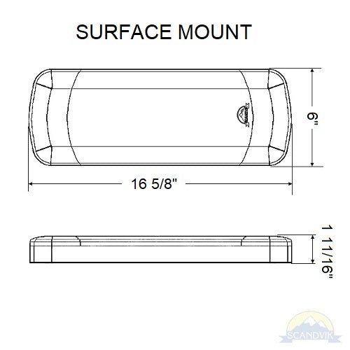 Scandvik LED Engine Room/Utility Light 12/24v