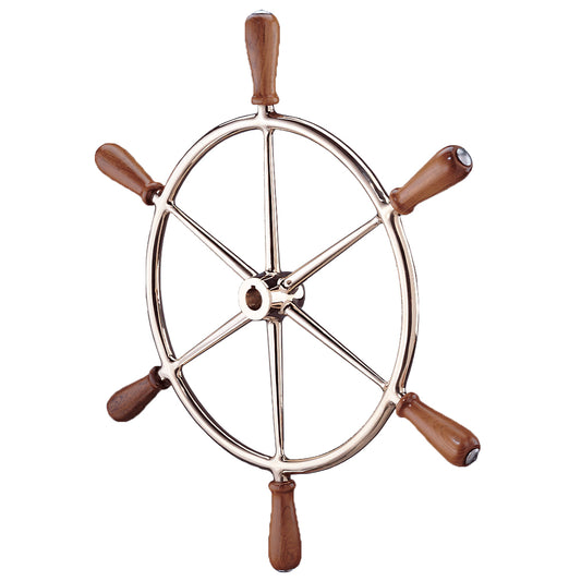 Edson 24" Bronze Wheel w/Teak Handles [602BR-24]