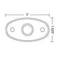 RIGID Industries A-Series White Low Power LED Light - Single - White [480153]