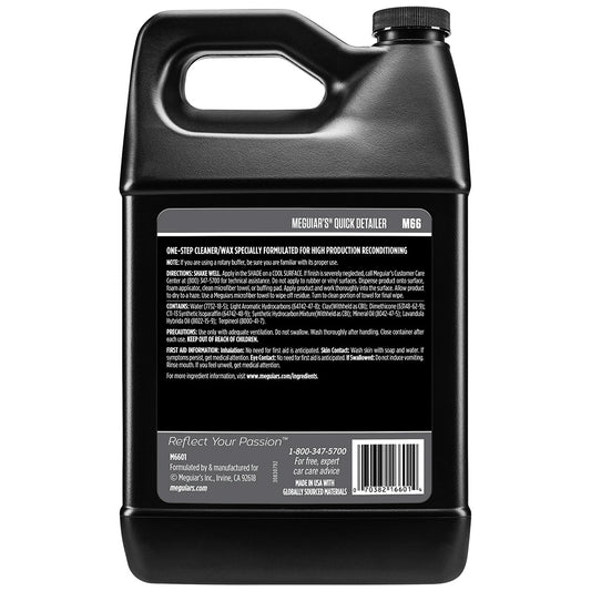Meguiars Mirror Glaze Quick Detailer - 1 Gallon [M6601]