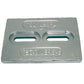 Tecnoseal Mini Aluminum Plate Anode 6" x 4" x 1/2" [TEC-DIVERS-SAL]