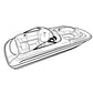 Carver Performance Poly-Guard Styled-to-Fit Boat Cover f/20.5 Sterndrive Deck Boats w/Walk-Thru Windshield - Grey [95120P-10]