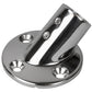 Sea-Dog Rail Base Fitting 2-3/4" Round Base 45 316 Stainless Steel - 1" OD [280451-1]