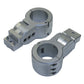 PTM Watersports Board Rack Mounts - 2.5" Pipe Clamp - Titanium Grey [P13198-2500TEBGR]