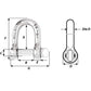 Wichard Self-Locking D Shackle - Diameter 8mm - 5/16" [1204W]