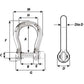 Wichard Self-Locking Bow Shackle - Diameter 5mm - 3/16" [1242W]