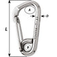 Wichard Asymmetric Carbine Hook - Length 60mm - 1/4" [2323W]