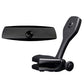 PTM Watersports Mirror/Bracket Kit w/VR-140 Elite Mirror  ZXR-320 (Black) [P12848-1320TEBBK]