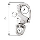 Wichard 2-3/4" Snap Shackle w/Swivel  Clevis Pin - 70mm [2474W]