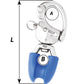 Wichard HR Snap Shackle w/Thimble Eye - Length 3-3/4" [2493W]