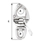Wichard HR Quick Release Snap Shackle w/Swivel Eye - Length 2-3/4" [2673W]