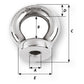 Wichard 1/4 Eye Nut - 1/2" Diameter [6331W]