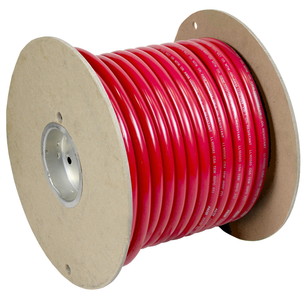 Pacer Red 4 AWG Battery Cable - 100  [WUL4RD-100]
