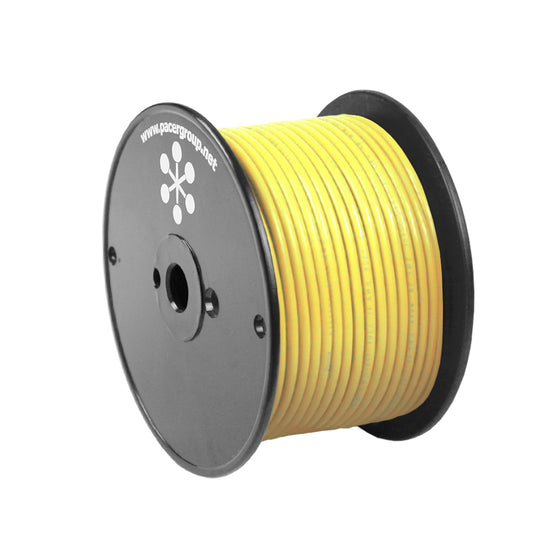 Pacer Yellow 18 AWG Primary Wire - 100  [WUL18YL-100]