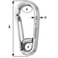 Wichard Symmetric Carbin Hook - 120mm Length - 15/32" [2317W]