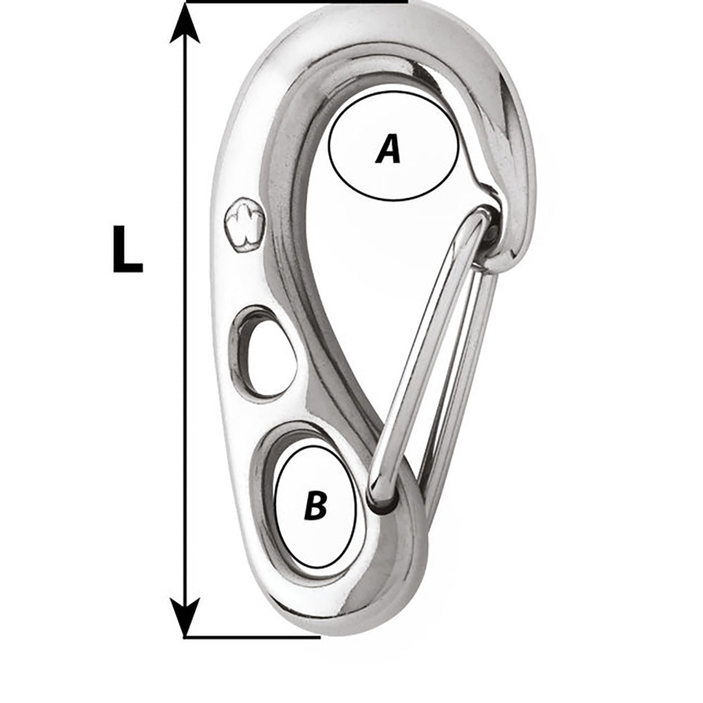 Wichard HR Safety Snap Hook - 100mm Length - 3-15/16" [2382W]