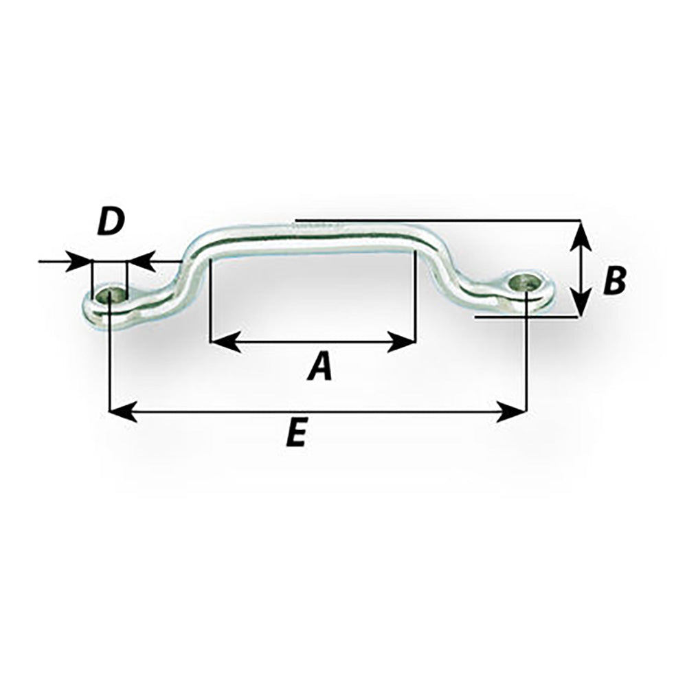 Wichard Webbing Eye Strap - 5mm Diameter - 13/64" - 86mm Spacing - 3-25/64" [9222W]