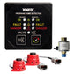 Fireboy-Xintex Propane Fume Detector, 2 Channel, 2 Sensors, Solenoid Valve  Control  20 Cable - 24V DC  [P-2BS-24-R]