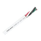 Pacer Round 4 Conductor Cable - 100 - 14/4 AWG - Black, Green, Red  White  [WR14/4-100]