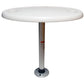 Springfield White Oval Table Package - 18" x 30" Threadlock [1690106]