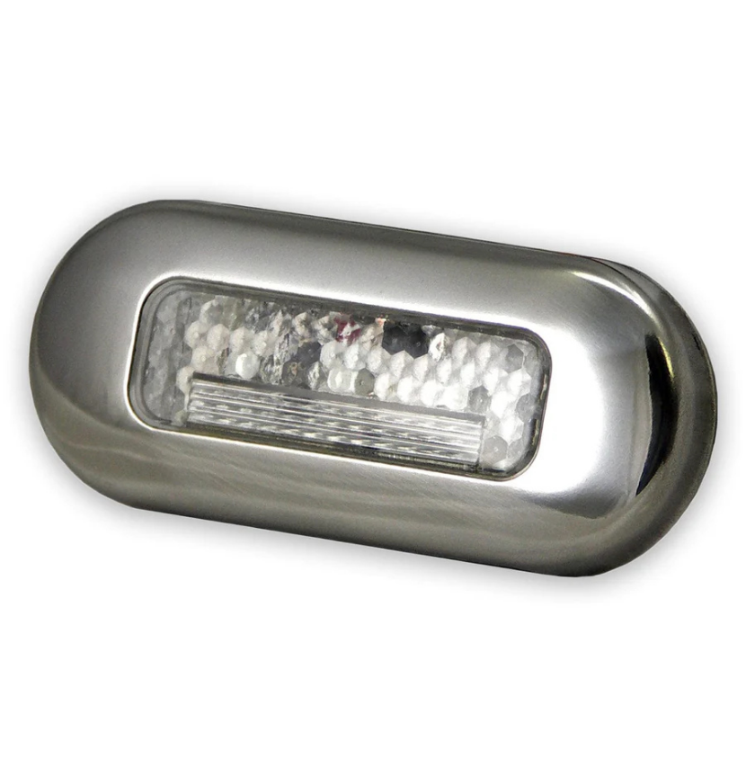 TH Marine LED Oblong Courtesy Light Red, LED-51824-DP