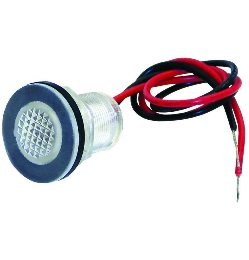 TH Marine Flush Head LED Livewell Light White, LED-51874-DP